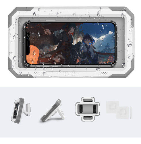 E-bayker Soporte Para Telfono De Ducha, Funda Universal Impe 1