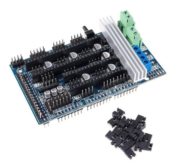 Shield Ramps 1.6 Arduino Mega Impresora 3d Pololu Reforzada 0