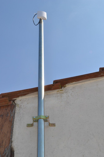 Mástil 3 Mts X 1  1/2 Galvanizado C/grampas M  Tda O Wi-fi 1