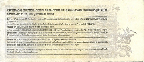 Ec# 311 Bono 2 Pesos Corrientes Serie B Mb- Palermo 1