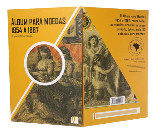 2  Álbuns Moedas De Reis 1854 A 1887 Novo 1
