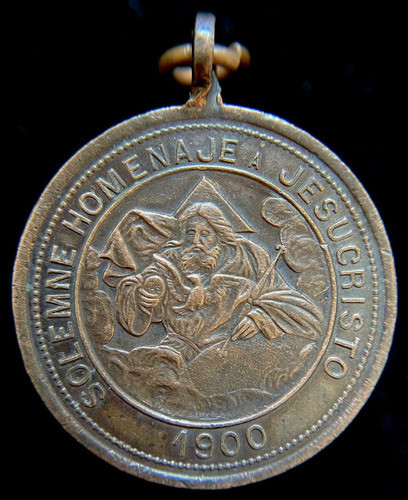 Medalla Argentina. Sagrario Hispanoamericano Londres, 1900 0