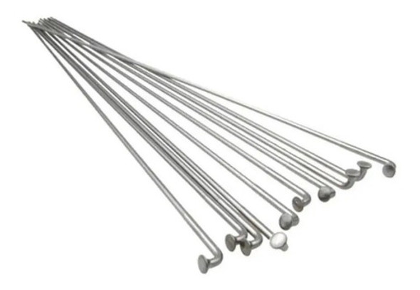 Gruesa 144 Rayos De 140 Mm Plateados Rodado 14 - Star Cicles 0 Gruesa 144 Rayos De 140 Mm Plateados Rodado 14 - Star Cicles 0