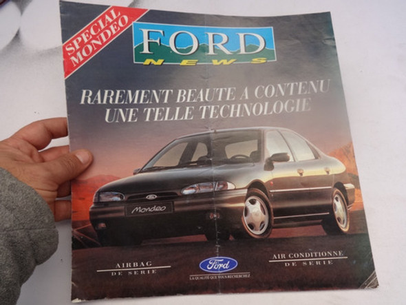 Ford Mondeo Orion Fiesta Escort Folleto Antiguo Auto No Manu 0