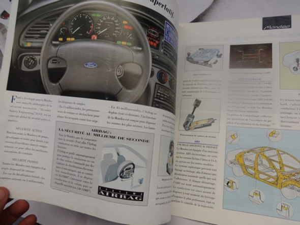 Ford Mondeo Orion Fiesta Escort Folleto Antiguo Auto No Manu 1