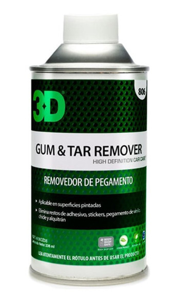 3d Gum & Tar Removedor Limpiador Brea, Alquitran Y Pegamento 0