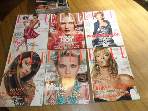 Gran Lote De 16 Revistas  Elle En Buen Estado General 0