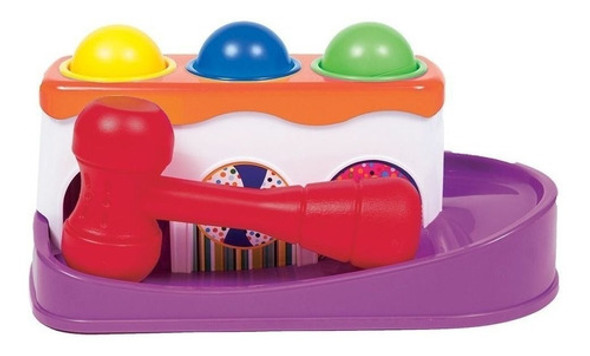 Bate Martelo Com Bolinhas +12meses Buba Novo Original Op2 0