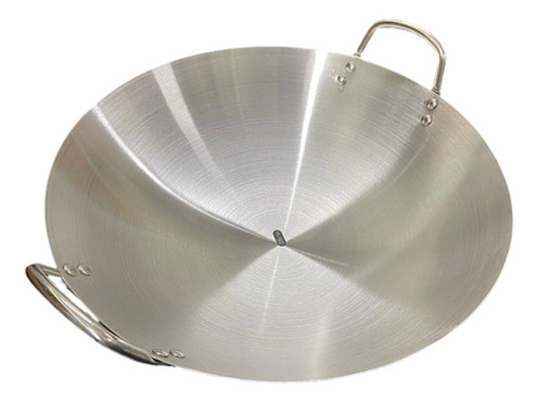 Panela Tacho Wok Aço 40cm Culinária Profissional 1