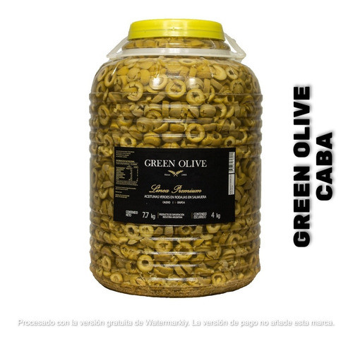 Aceitunas Verdes En Rodajas X4kg Esc Green Olive 0