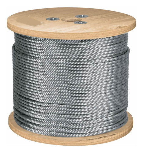 Linga Cable De Acero Galv. 3/32-2.38mm 7×7 300mt Ferreplus 0