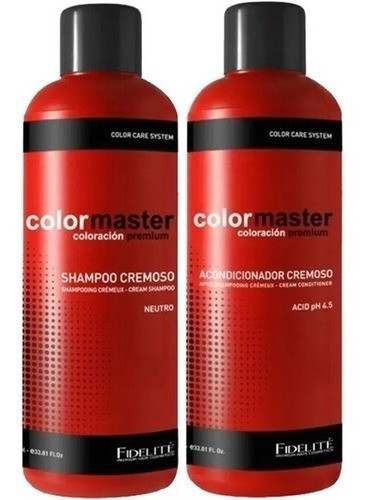 Shampoo + Acondicionador Color Master  Fidelite 1000ml 1