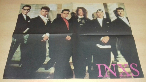 Poster Inxs 54x39,5 Año 1988 0