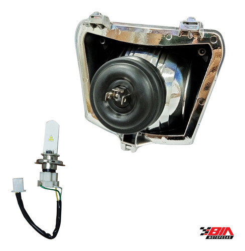 Kit Farol Pop 100 Soquet Lâmpada Led H4 2006 2007 08 12 2015 1