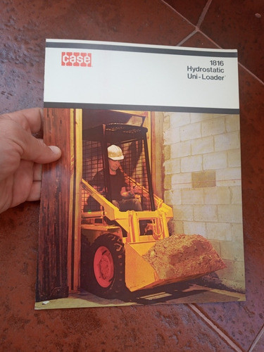 Folleto Antiguo Case 1816 Hydrostatic Uni-loader - U.s.a. 0
