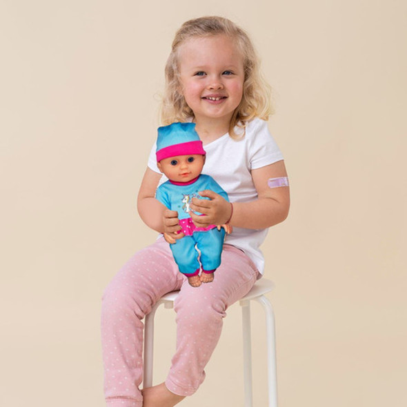 Bebote Muñeca Se Ríe Llora Con Mamadera Muñeca Juguete 1