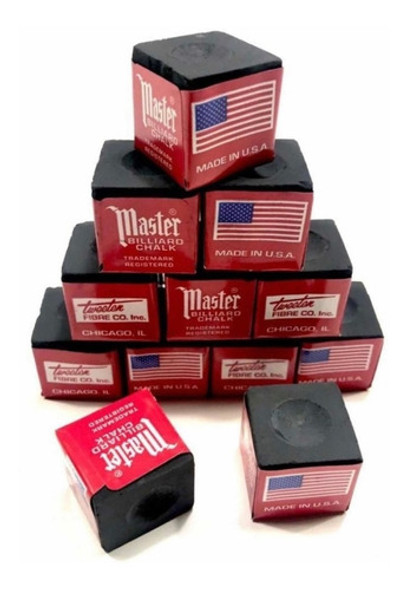 Giz Master / Original Para Sinuca Profissional Bilhar 10 Pçs 0