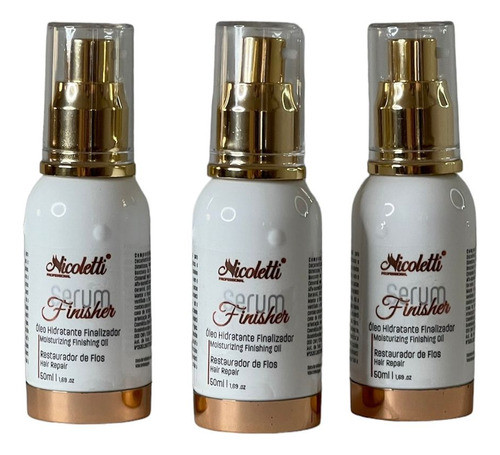 Combo Especial 3 Óleo Finalizador Sérum Finisher Nicoletti 0