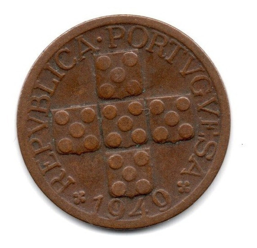 Moneda Portugal 20 Centavos Año 1949 Km#584 0