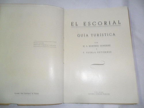 El Escorial Guia Turistica Puebla Gutierrez Martinez Gonzale 1