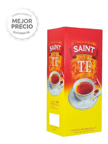 Té Saint X100 Sobres 2g Suchina S.a 0
