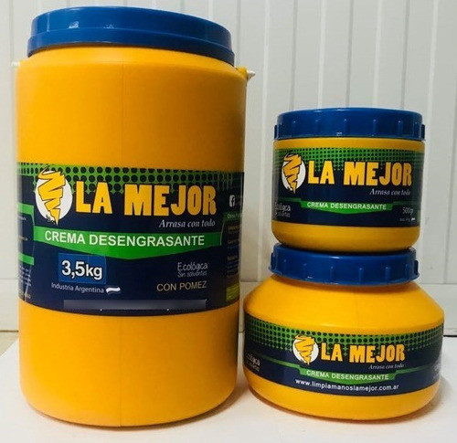 Crema Limpiamanos La Mejor X 3.5 Kg - Thebmya 0