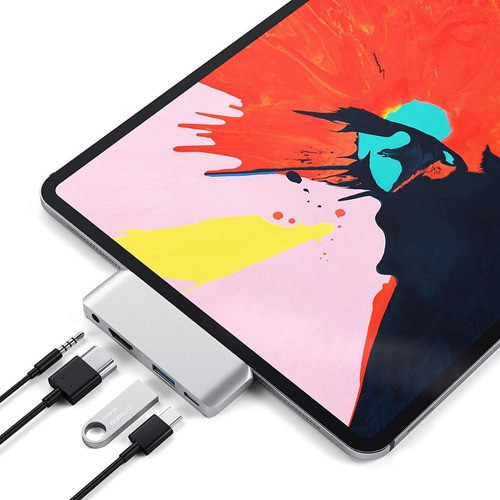 Adaptador Hub Pro De Alumínio Tipo-c Usb 3.0 Hdmi 0