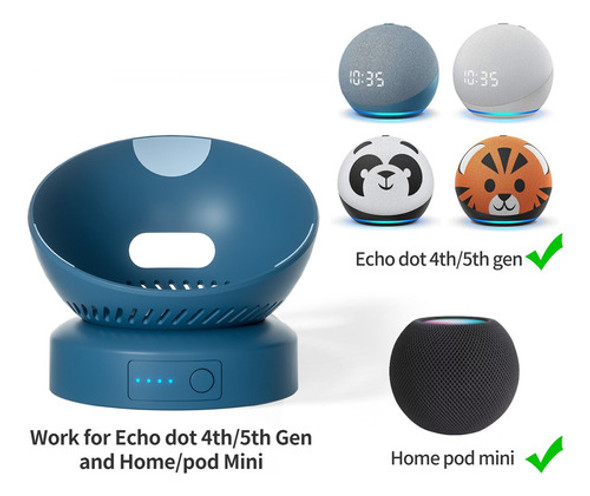 Liboer Base De Bateria Para Echo Dot 5ª Generacion Make Echo 1