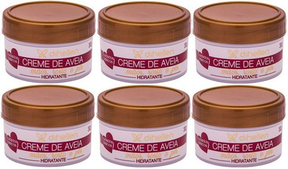 Creme De Aveia Com Ureia Mãos Rosto E Pés 6 Unidades De 30g 0 Creme De Aveia Com Ureia Mãos Rosto E Pés 6 Unidades De 30g 0