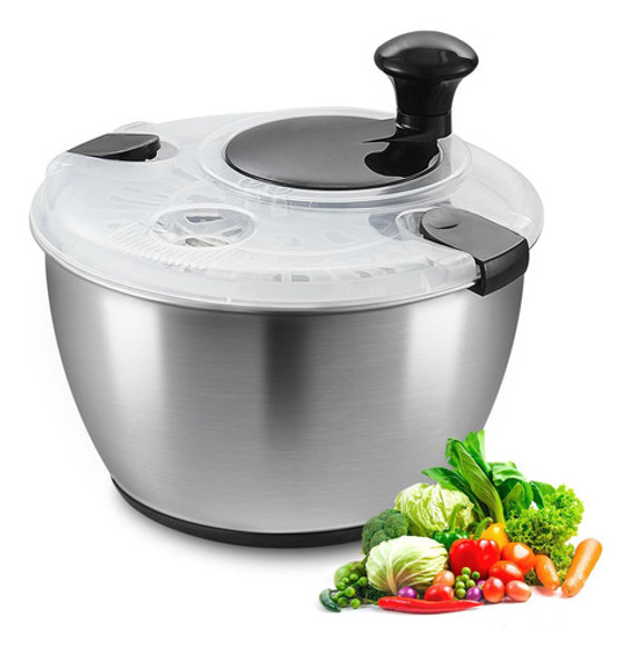 Secador De Ensalada De Acero Inoxidable De 12cm, Fácil De Us 0