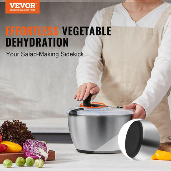 Secador De Ensalada De Acero Inoxidable De 12cm, Fácil De Us 1