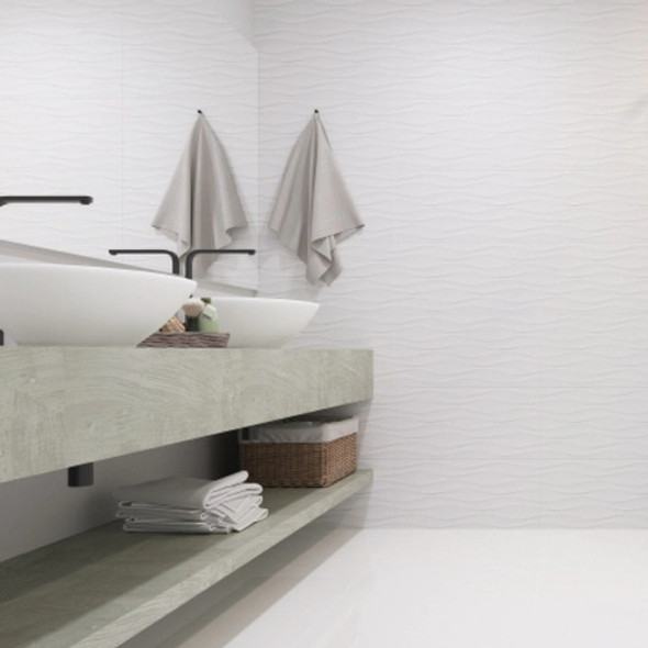 Cerámica Angelgres Marino White Rectificado 30x59 Caja 1