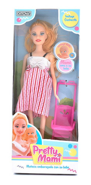 Pretty Mami Vestido Gris Y Rosa 0
