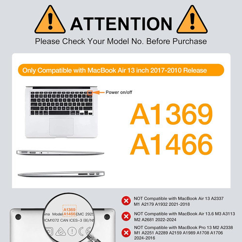 Carcasa Cfunda Tecladoprotector Pantalla Pmacbook 1