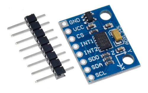 Modulo Sensor Acelerômetro 3 Eixos Gy-291 Adxl345 0