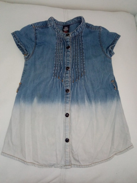 Vestido De Jean Jeans Zara De Beba 12 18 Meses Divino 0 Vestido De Jean Jeans Zara De Beba 12 18 Meses Divino 0