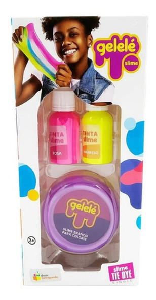 Gelelé Slime Branco Para Misturar Com 2 Tintas - Brinquedos 0 Gelelé Slime Branco Para Misturar Com 2 Tintas - Brinquedos 0