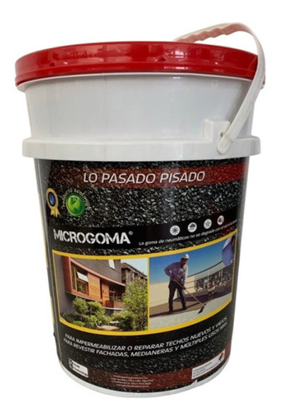 Membrana Asfalt.microgoma Impermeabilizante Gris 22 Kg 1