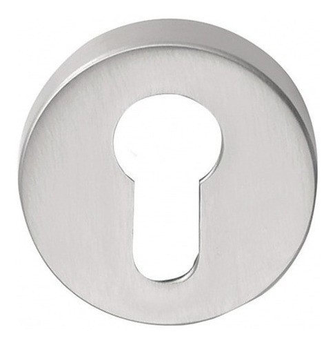 2 Boca Llaves Para Cilindro Europerfil En Acero Inoxidable 0