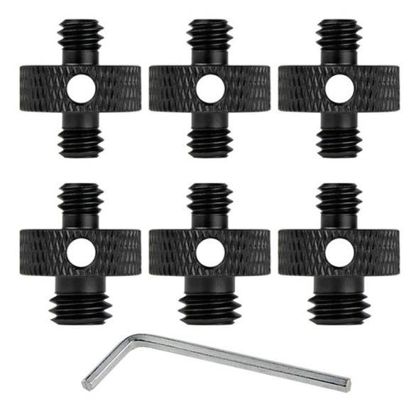 Rigych Adaptador De Tornillo Roscado De Trpode Macho De 1/4 0