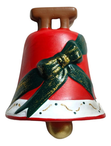 Enfeite De Porta De Pendurar Sino De Natal Em Ceramica 0 Enfeite De Porta De Pendurar Sino De Natal Em Ceramica 0