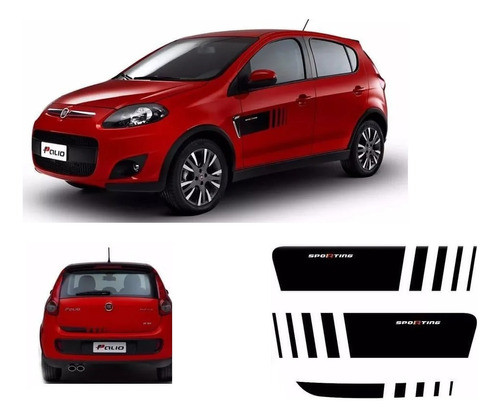 Calco Adhesivo Faja Fiat Palio Sporting 0