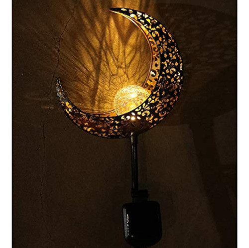 Starryfill Garden Luces Solares Al Aire Libre Bronce Moon Cr 1