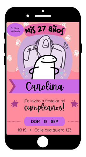 Invitación Digital Interactiva Personalizada Flork N°8 0