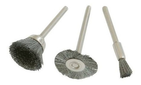 Accesorio Dremel 3 Pzas Cepillos Acero Inox Ruhlmann Bguemes 1