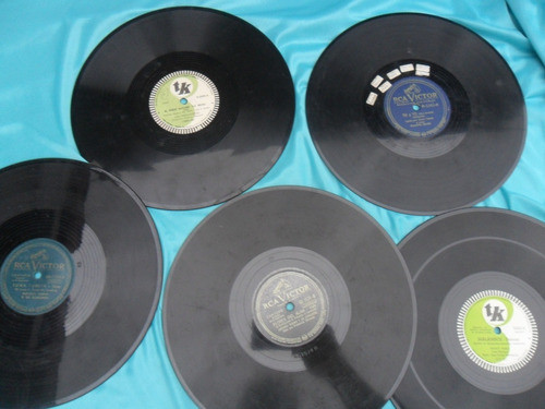 Lote X5 Disco Pasta Gramofono Folclore Antonio Tormo Tk Rca 0