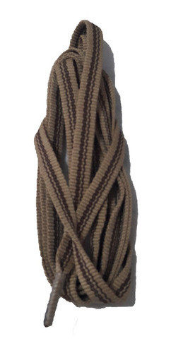 Par Cadarço Chato Tênis Sapatenis, 1,50mt Marrom/bege 0