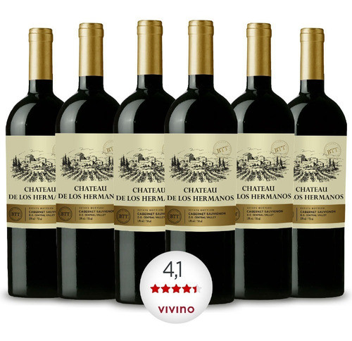 Kit 6 Grfs Chateau De Los Hermanos Cab. Sau. -  Vivino 4.1 0