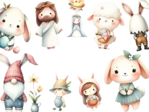 Imágenes Digitales Personajes De Pascua 86865966 0