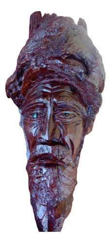 Artesanía En Madera Dura Cristo Jesus Antugua 0